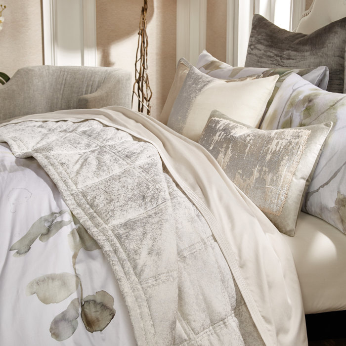 Michael Aram Botanical Leaf King Duvet Celedon & Reviews Perigold